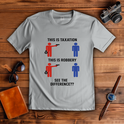 Herren T-Shirt taxationVSrobbery